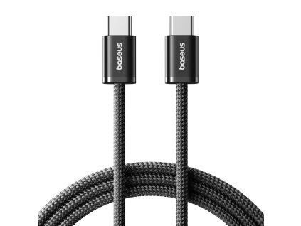 Baseus - Data Cable Dynamic 4 Series dátový kábel pre iPhone, USB-C, rýchlonabíjanie 100 W, 480 Mbps, nylon, 2 m - čierny