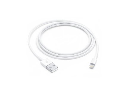 Apple - Original Data Cable dátový kábel pre iPhone a iPad, Lightning na USB, rýchlonabíjanie, 1 m - biely (blistrové balenie)
