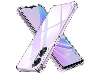 Techsuit - Shockproof Clear Silicone obal pre Oppo A58 5G / A78 5G - priehľadný