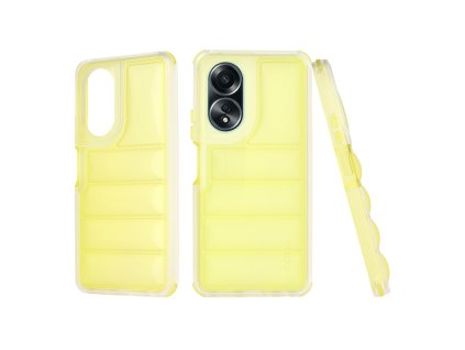Techsuit - Wave Shield obal pre Oppo A58 4G - žltý