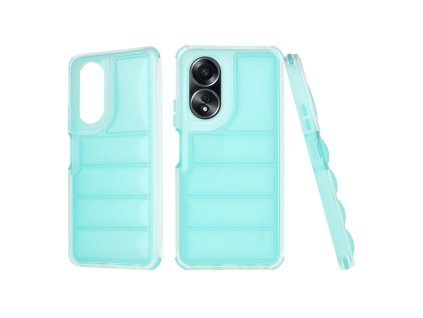 Techsuit - Wave Shield obal pre Oppo A58 4G - tyrkysový