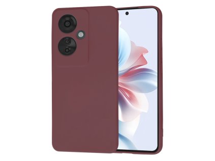 Techsuit - SoftFlex obal pre Oppo Reno11 F - slivkový červený
