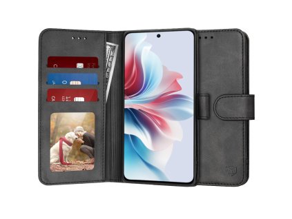 Techsuit - Diary Book puzdro pre Oppo Reno11 F - čierne