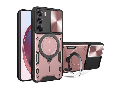 Techsuit - CamGuard Pro kryt pre Oppo Reno12 - ružovozlatý