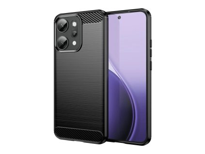 Techsuit - Carbon Silicone kryt pre Oppo Reno14 Pro - čierny