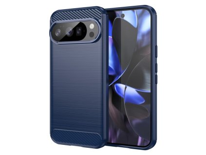 Techsuit - Carbon Silicone kryt pre Google Pixel 10 / 10 Pro - modrý