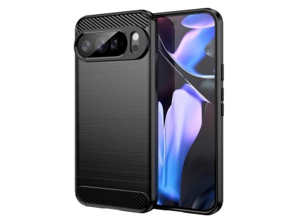Techsuit - Carbon Silicone kryt pre Google Pixel 10 Pro XL - čierny