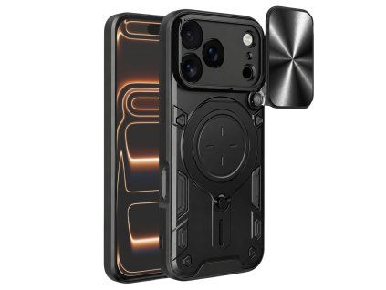 Techsuit - CamGuard Pro kryt pre iPhone 17 Pro Max - čierny