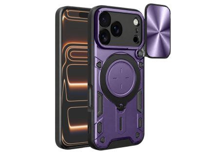 Techsuit - CamGuard Pro kryt pre iPhone 17 Pro Max - fialový