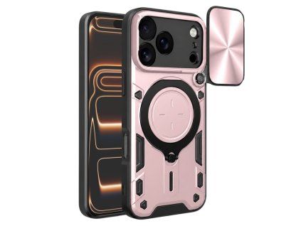Techsuit - CamGuard Pro kryt pre iPhone 17 Pro Max - ružovozlatý