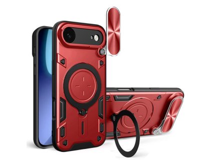 Techsuit - CamGuard Pro kryt pre iPhone 17 Air - červený