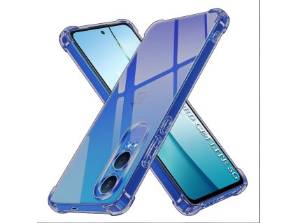 Techsuit - Shockproof Clear Silicone obal pre OnePlus Nord CE4 Lite - dymovo čierny