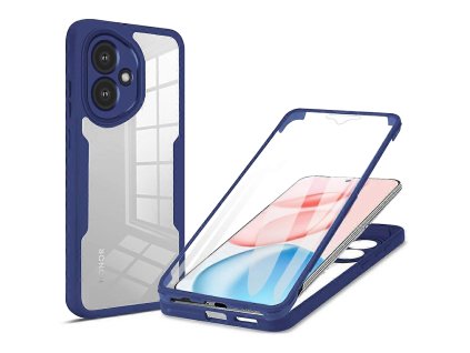 Techsuit - ColorVerse 360 Series kryt + ochranné sklo pre Honor 400 - modrý