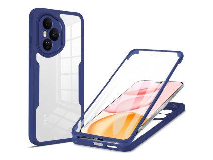 Techsuit - ColorVerse 360 Series kryt + ochranné sklo pre Honor 400 Pro - modrý