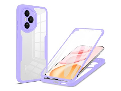 Techsuit - ColorVerse 360 Series kryt + ochranné sklo pre Honor 400 Pro - fialový