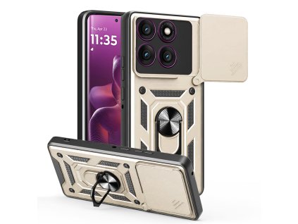 Techsuit - CamShield Series kryt pre Motorola Edge 60 Pro - zlatý