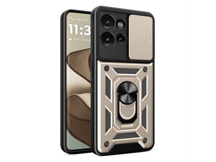 Techsuit - CamShield Series kryt pre Motorola Edge 50 Fusion - zlatý