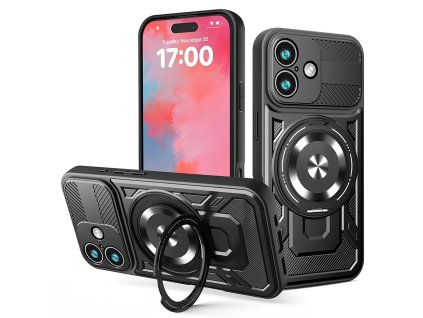 Techsuit - RuggedCam kryt pre iPhone 17 - čierny