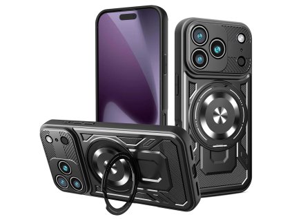 Techsuit - RuggedCam kryt pre iPhone 17 Pro - čierny