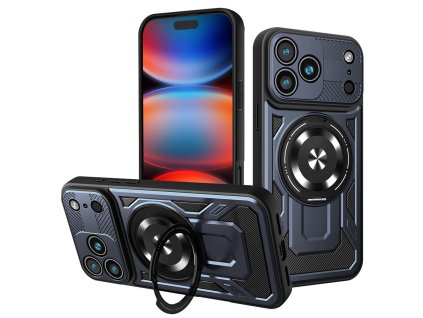 Techsuit - RuggedCam kryt pre iPhone 17 Pro Max - modrý