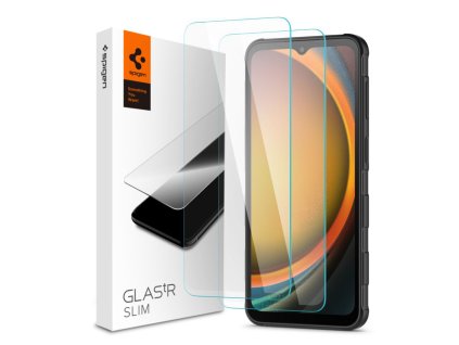 Spigen - Glas.tR Slim ochranné sklo (2 ks) pre Samsung Galaxy Xcover7 / Xcover7 Pro - číre