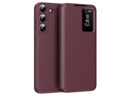 Techsuit - SmartView Series obal pre Samsung Galaxy S22 Plus 5G - červený