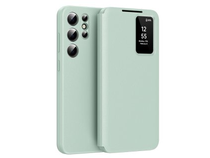 Techsuit - SmartView Series obal pre Samsung Galaxy S22 Ultra 5G - zelený