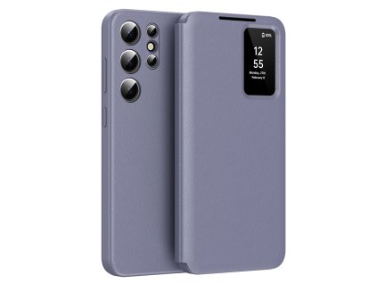 Techsuit - SmartView Series obal pre Samsung Galaxy S22 Ultra 5G - fialový