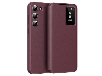 Techsuit - SmartView Series obal pre Samsung Galaxy S23 - červený