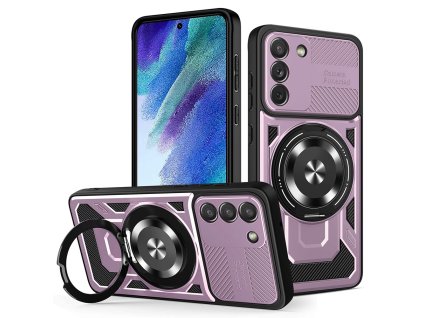 Techsuit - RuggedCam kryt pre Samsung Galaxy S21 FE 5G - fialový