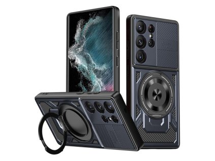 Techsuit - RuggedCam kryt pre Samsung Galaxy S22 Ultra 5G - modrý