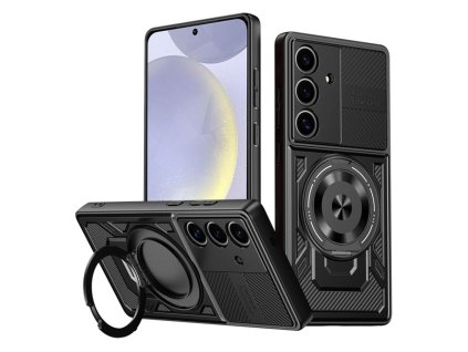 Techsuit - RuggedCam kryt pre Samsung Galaxy S24 / S25 - čierny