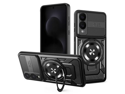Techsuit - RuggedCam kryt pre Samsung Galaxy S25 Edge - čierny