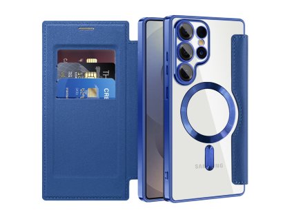 Techsuit - SmartMag Book puzdro na Samsung Galaxy S25 Ultra - modré