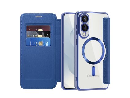 Techsuit - SmartMag Book puzdro na Samsung Galaxy S25 Edge - modré