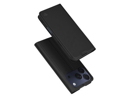 Techsuit - Magskin Book puzdro na iPhone 17 Pro - čierne