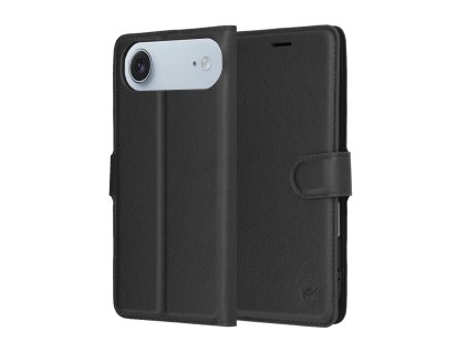 Techsuit - Leather Folio puzdro na iPhone 17 Air - čierne