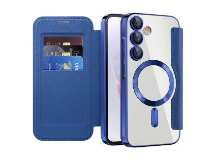 Techsuit - SmartMag Book flipové puzdro pre Samsung Galaxy A35 5G - modré