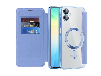 Techsuit - SmartMag Book flipové puzdro pre Samsung Galaxy A06 - svetlomodré