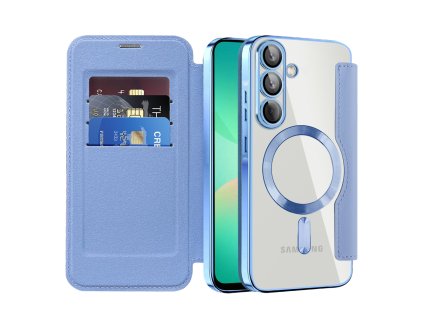 Techsuit - SmartMag Book flipové puzdro pre Samsung Galaxy A26 5G - svetlomodré
