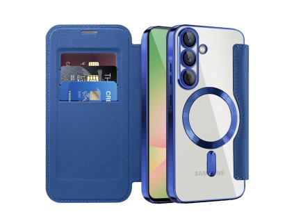 Techsuit - SmartMag Book flipové puzdro pre Samsung Galaxy A56 5G - modré