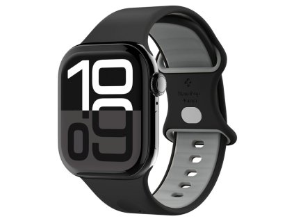 Spigen - Nano Pop remienok pre Apple Watch 1/2/3/4/5/6/7/8/9/10/SE/SE 2/Ultra/Ultra 2 (42/44/45/46/49 mm) - čierny (Black Sesame)