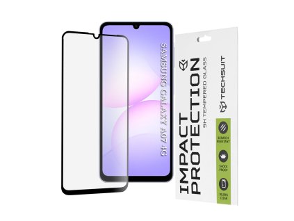 Techsuit - 111D Full Cover / Full Glue ochranné sklo na Samsung Galaxy A07 4G - čierna