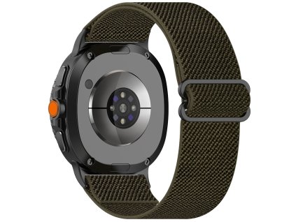 Techsuit - Watchband (W080) remienok na Samsung Galaxy Watch8 40mm / Watch8 44mm / Watch8 Classic – tmavý mach