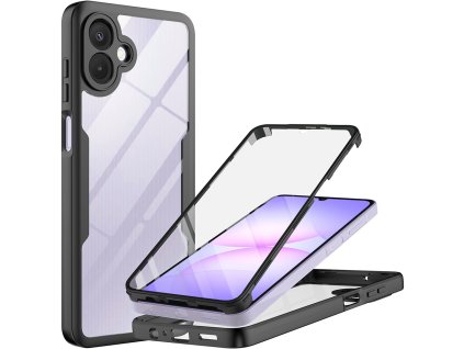 Techsuit - ColorVerse 360 obal + ochrana displeja na Samsung Galaxy A07 4G - čierny