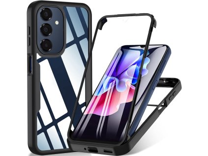 Techsuit - ColorVerse 360 obal + ochrana displeja na Samsung Galaxy A16 4G / A16 5G / A17 5G - čierny