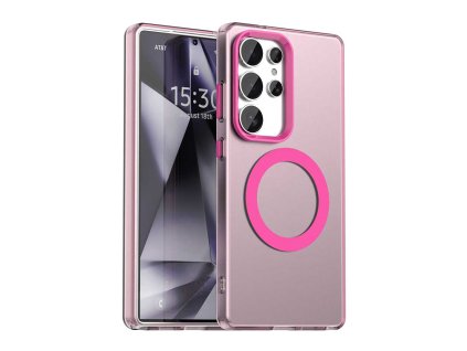 Techsuit - CandyCase MagSafe ochranný obal na Samsung Galaxy S25 Ultra - ružové