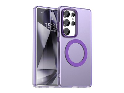 Techsuit - CandyCase MagSafe ochranný obal na Samsung Galaxy S25 Ultra - fialové