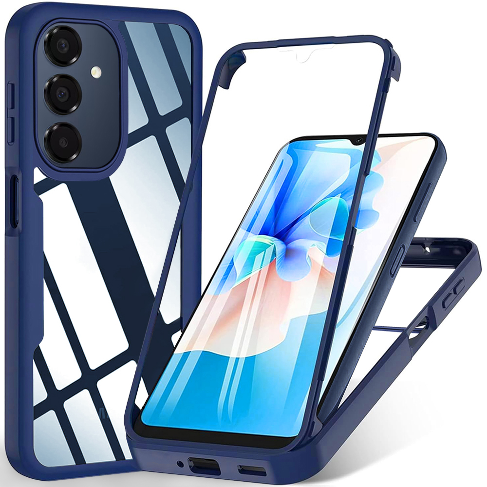 Techsuit - ColorVerse 360 obal + ochrana displeja na Samsung Galaxy A16 4G / A16 5G / A17 5G - modrý KF2353714