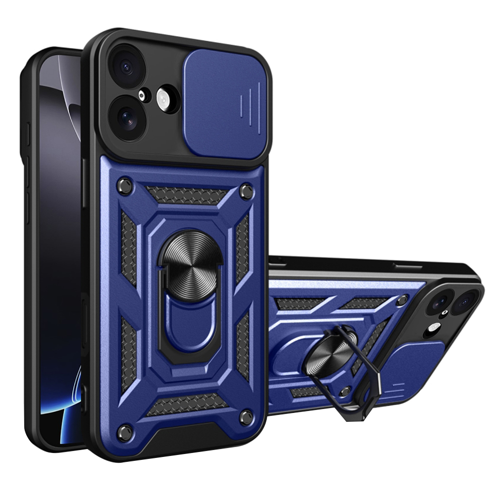 Techsuit - CamShield Series ochranný obal na iPhone 17 - modré KF2348735